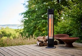 flexibel värmelampa, kraftfull utomhusvärmare, FLEX 2000, HeLeN High Performance No-glare teknologi, värmelampa med låg ljusstyrka, 2000 watt värmare, fjärrstyrd värmelampa, energieffektiv värmare, uppvärmning för uterum, utomhusvärmare för terrasser, utomhusvärmare för växthus, portabel värmelampa, campingvärmare, modern design värmare, tvåstegs dimning värmare, W-reflektor med hög prestanda, året runt utomhusvärme