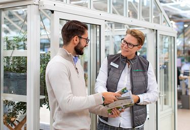 Boka ett möte med en säljare på Willab Garden